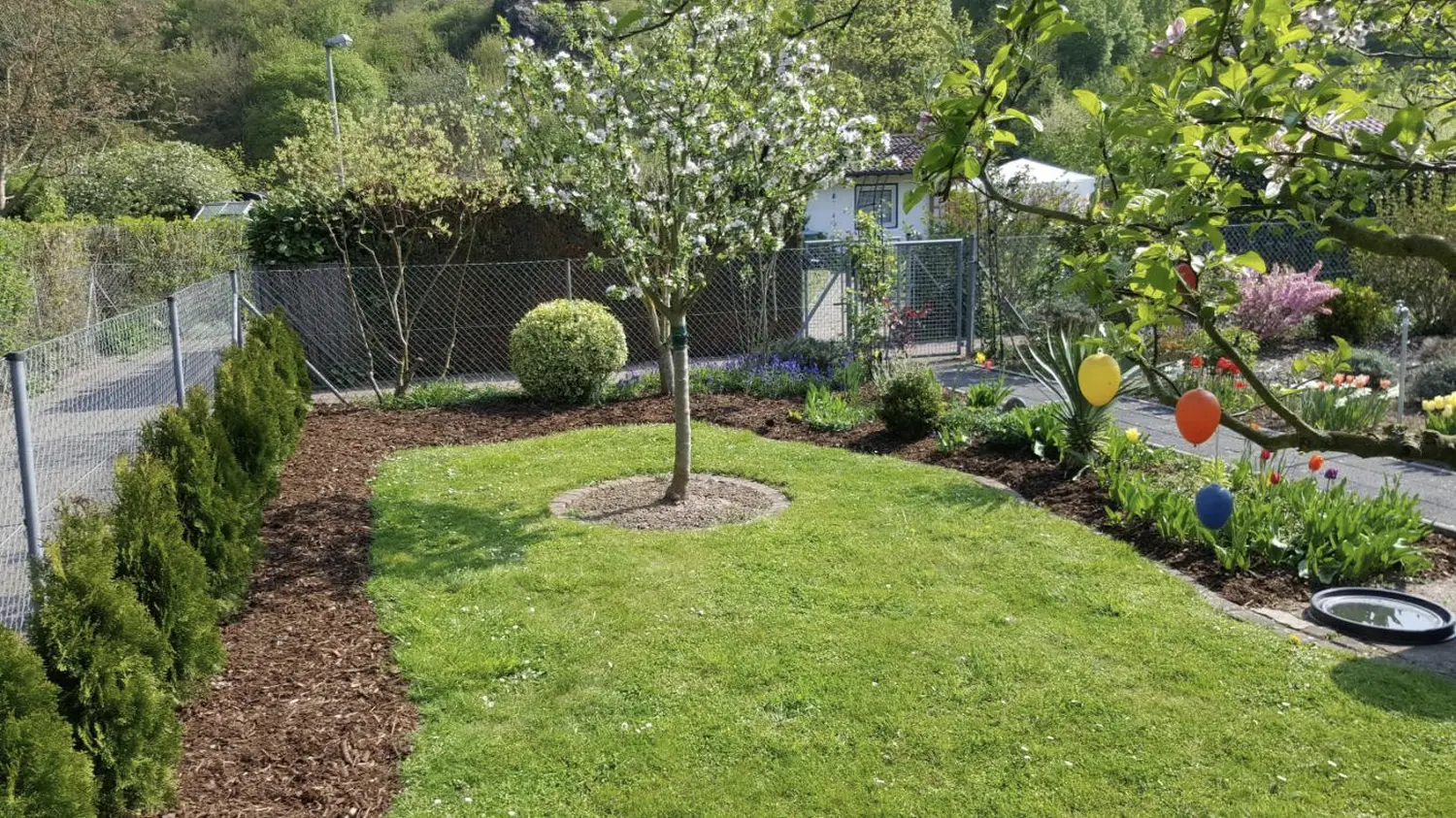 Gartenreinigung durch Herrn Thompson