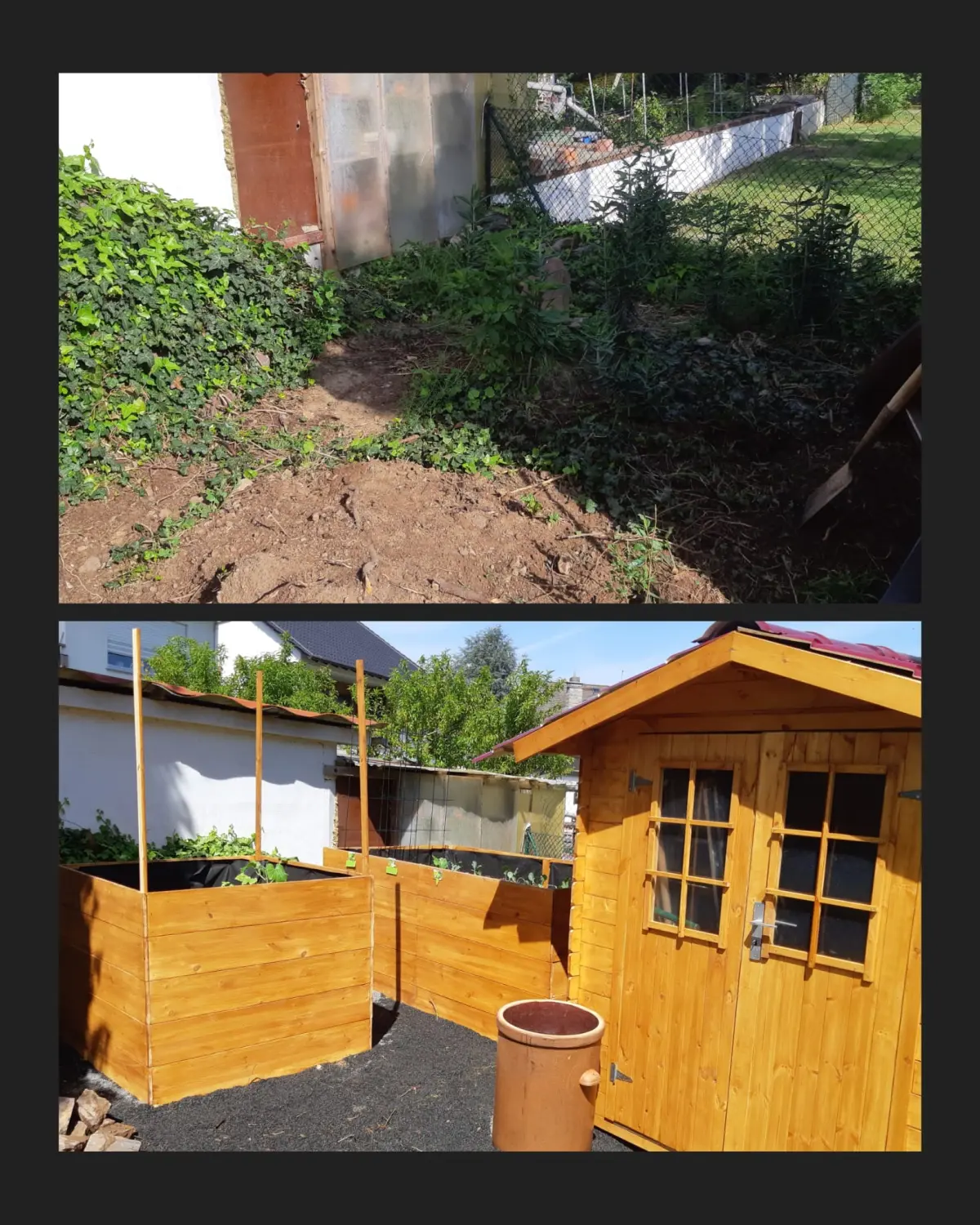 Gartenreinigung durch Herrn Thompson